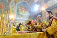 24-Епископ Амфилохий принял участие в празднованиях в честь мученицы Агафии Панормской - небесной  заступницы от стихийных бедствий - в Алма-Ате