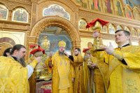 27-Епископ Амфилохий принял участие в празднованиях в честь мученицы Агафии Панормской - небесной  заступницы от стихийных бедствий - в Алма-Ате
