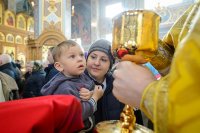 29-Епископ Амфилохий принял участие в празднованиях в честь мученицы Агафии Панормской - небесной  заступницы от стихийных бедствий - в Алма-Ате