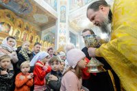 31-Епископ Амфилохий принял участие в празднованиях в честь мученицы Агафии Панормской - небесной  заступницы от стихийных бедствий - в Алма-Ате