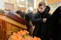 37-Епископ Амфилохий принял участие в празднованиях в честь мученицы Агафии Панормской - небесной  заступницы от стихийных бедствий - в Алма-Ате