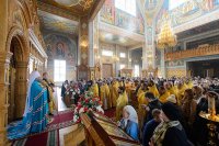 38-Епископ Амфилохий принял участие в празднованиях в честь мученицы Агафии Панормской - небесной  заступницы от стихийных бедствий - в Алма-Ате