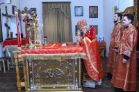 10-В Светлую Среду епископ Амфилохий совершил Божественную Литургию в Богородице-Рождественском храме Усть-Каменогорска