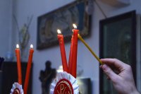 19-В Светлую Среду епископ Амфилохий совершил Божественную Литургию в Богородице-Рождественском храме Усть-Каменогорска
