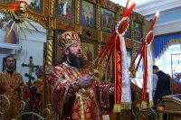 22-В Светлую Среду епископ Амфилохий совершил Божественную Литургию в Богородице-Рождественском храме Усть-Каменогорска