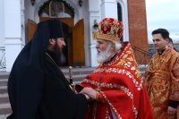 7-В четверг Светлой седмицы в главном храме Восточного Казахстана состоялось соборное служение Божественной Литургии