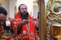 30-В четверг Светлой седмицы в главном храме Восточного Казахстана состоялось соборное служение Божественной Литургии