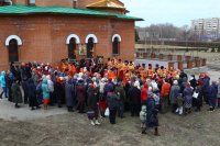 50-В четверг Светлой седмицы в главном храме Восточного Казахстана состоялось соборное служение Божественной Литургии