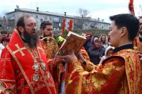 53-В четверг Светлой седмицы в главном храме Восточного Казахстана состоялось соборное служение Божественной Литургии