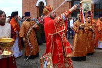 55-В четверг Светлой седмицы в главном храме Восточного Казахстана состоялось соборное служение Божественной Литургии