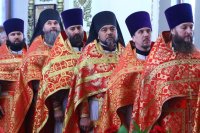 61-В четверг Светлой седмицы в главном храме Восточного Казахстана состоялось соборное служение Божественной Литургии