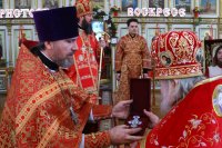 65-В четверг Светлой седмицы в главном храме Восточного Казахстана состоялось соборное служение Божественной Литургии