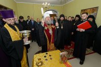 7-Митрополит Астанайский и Казахстанский Александр освятил новое здание духовно-административного центра Усть-Каменогорской епархии