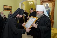 8-Митрополит Астанайский и Казахстанский Александр освятил новое здание духовно-административного центра Усть-Каменогорской епархии