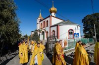 27-Управляющий Усть-Каменогорской и Семипалатинской епархией принял участие в великом освящении Иоанно-Богословского храма в городе Талдыкоргане