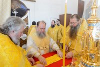 35-Управляющий Усть-Каменогорской и Семипалатинской епархией принял участие в великом освящении Иоанно-Богословского храма в городе Талдыкоргане