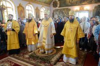 41-Управляющий Усть-Каменогорской и Семипалатинской епархией принял участие в великом освящении Иоанно-Богословского храма в городе Талдыкоргане