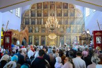 53-Управляющий Усть-Каменогорской и Семипалатинской епархией принял участие в великом освящении Иоанно-Богословского храма в городе Талдыкоргане