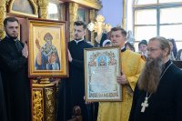 61-Управляющий Усть-Каменогорской и Семипалатинской епархией принял участие в великом освящении Иоанно-Богословского храма в городе Талдыкоргане