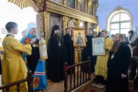 62-Управляющий Усть-Каменогорской и Семипалатинской епархией принял участие в великом освящении Иоанно-Богословского храма в городе Талдыкоргане