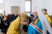 4-День памяти апостола Андрея Первозванного. Митрополит Александр возглавил Литургию в Андреевском кафедральном соборе Усть-Каменогорска