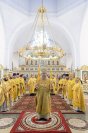 12-День памяти апостола Андрея Первозванного. Митрополит Александр возглавил Литургию в Андреевском кафедральном соборе Усть-Каменогорска