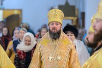16-День памяти апостола Андрея Первозванного. Митрополит Александр возглавил Литургию в Андреевском кафедральном соборе Усть-Каменогорска