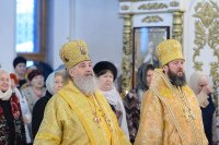 18-День памяти апостола Андрея Первозванного. Митрополит Александр возглавил Литургию в Андреевском кафедральном соборе Усть-Каменогорска