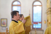 19-День памяти апостола Андрея Первозванного. Митрополит Александр возглавил Литургию в Андреевском кафедральном соборе Усть-Каменогорска