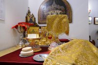23-День памяти апостола Андрея Первозванного. Митрополит Александр возглавил Литургию в Андреевском кафедральном соборе Усть-Каменогорска