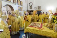 30-День памяти апостола Андрея Первозванного. Митрополит Александр возглавил Литургию в Андреевском кафедральном соборе Усть-Каменогорска