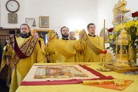32-День памяти апостола Андрея Первозванного. Митрополит Александр возглавил Литургию в Андреевском кафедральном соборе Усть-Каменогорска