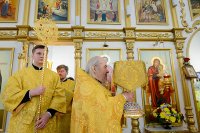 34-День памяти апостола Андрея Первозванного. Митрополит Александр возглавил Литургию в Андреевском кафедральном соборе Усть-Каменогорска