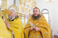 35-День памяти апостола Андрея Первозванного. Митрополит Александр возглавил Литургию в Андреевском кафедральном соборе Усть-Каменогорска