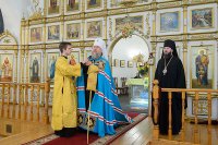 44-День памяти апостола Андрея Первозванного. Митрополит Александр возглавил Литургию в Андреевском кафедральном соборе Усть-Каменогорска