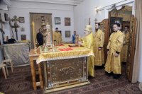 12-Служение епископа Амфилохия в праздник Обрезания Господня и день памяти святителя Василия Великого