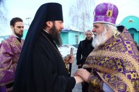 5-Архипастырский визит в Семипалатинск. Литургия Преждеосвященных Даров в Воскресенском кафедральном соборе.