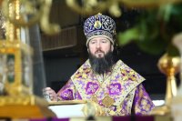 21-Архипастырский визит в Семипалатинск. Литургия Преждеосвященных Даров в Воскресенском кафедральном соборе.