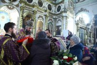 25-Архипастырский визит в Семипалатинск. Литургия Преждеосвященных Даров в Воскресенском кафедральном соборе.
