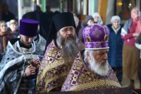 29-Архипастырский визит в Семипалатинск. Литургия Преждеосвященных Даров в Воскресенском кафедральном соборе.