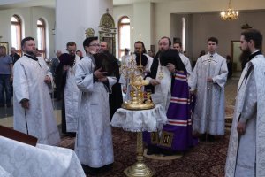 Служение Всенощного бдения в канун праздника Вознесения Господня