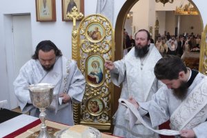 Двунадесятый праздник Вознесения Господня в главном храме Рудного Алтая