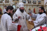 22-Двунадесятый праздник Вознесения Господня в главном храме Рудного Алтая