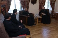 9-Дипломатический представитель Ватикана посетил Свято-Троицкий мужской монастырь
