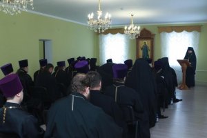 В здании Духовно-административного корпуса состоялось заседание Епархиального собрания Усть-Каменогорской и Семипалатинской епархии