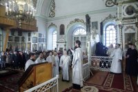 19-Архипастырский визит в Семипалатинск. Божественная Литургия в Крещенский сочельник.