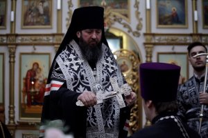 Великая вечерня с чином прощения в Андреевском кафедральном соборе