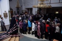 15-Великая вечерня с чином прощения в Андреевском кафедральном соборе