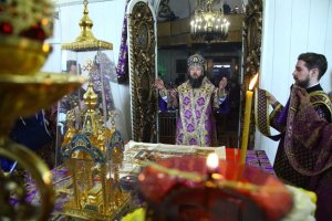 Служение епископа Амфилохия в Неделю 4-ю Великого поста