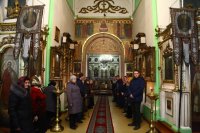 1-Служение епископа Амфилохия в Неделю 4-ю Великого поста